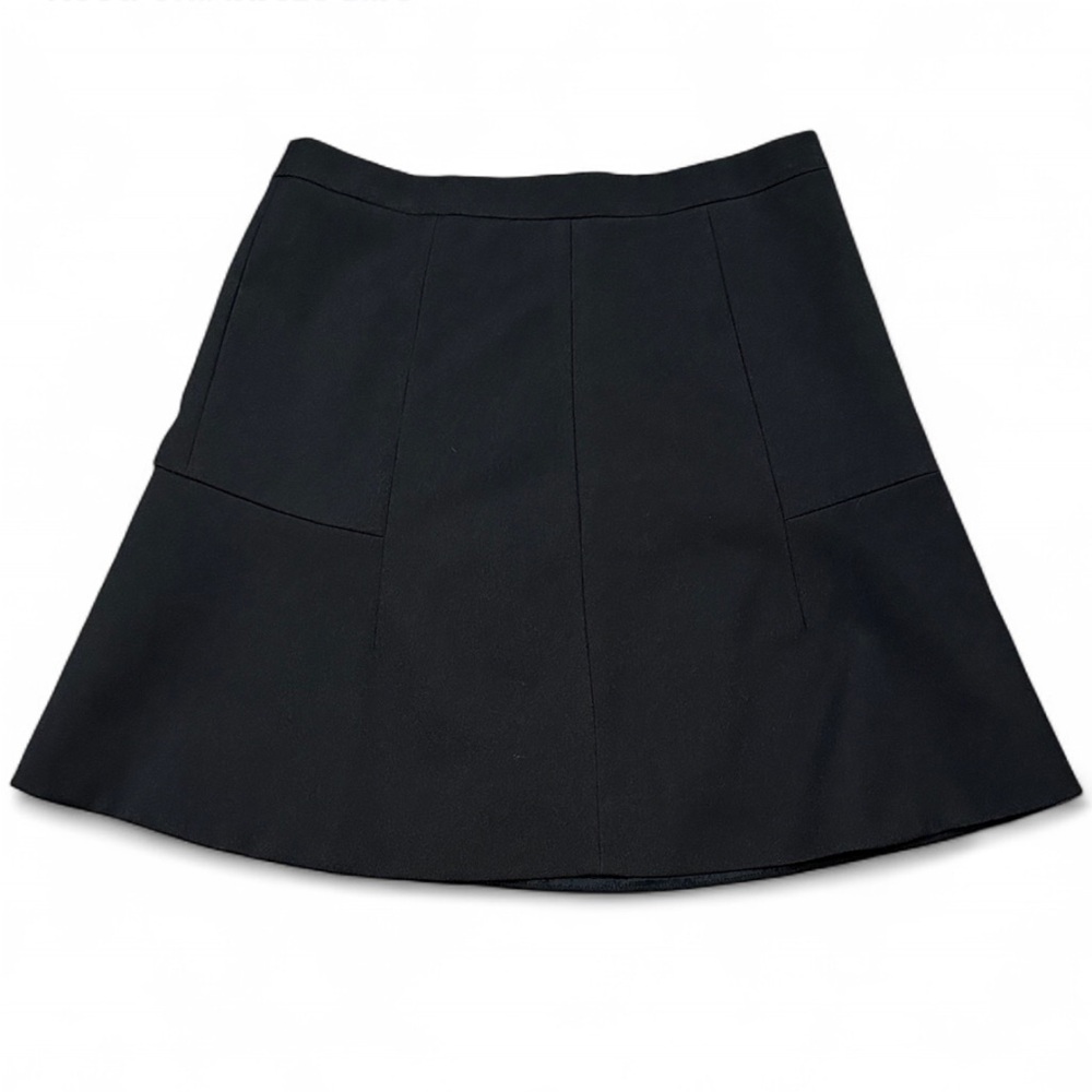 J. Crew Black Flare A-Line Mini Skirt Size 0
